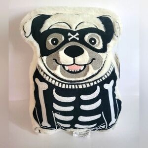 Brand new with tags Halloween Skeleton dog pillow